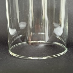 Vintage Miniature Glass Display Dome Cloche with Velvet Wood Pedestal Base 5″