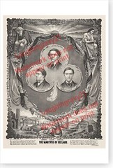 The Martyrs Of Ireland Irish Independence Retro 1867 Fenian Martyrs Poster