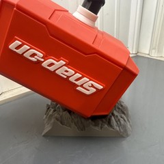 Snap-On Tools Thor Hammer With Rocks Stand 3D Printed Display Prop Life-Size