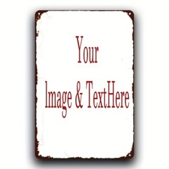 Customizable Vintage Metal Tin Sign 8×12 Inch – Rustproof Aluminum Wall Decor, D