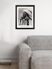 «Native American Wall Decor Indian Chief Red Cloud Colorado Art Print Poster (..