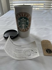 Starbucks Coffee Logo Custom Colored Vinyl Sticker Decal tumbler “Patty’s Coffee
