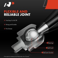 Set of 4 Front Inner and Outer Tie Rod End Kit for Honda CR-V CRV 2017-2023 Gas
