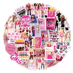 100Pcs Mean Girls Sticker for Adults Teens Girls Scrapbooking Water Bottles