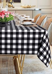 Clear Plastic 100% Waterproof Tablecloth – 60 x 84 Inch – Vinyl PVC Rectangle