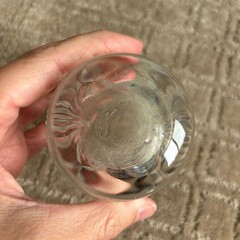 Wedgwood Majesty Pattern 7in Tall Clear Crystal Cut Floral Flower Bud Vase