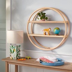 Rattan Round Shelf Natural – Pillowfort