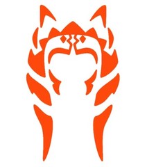 AHSOKA TANO, PADAWAN, JEDI, STAR WARS, Decal Stickers for Cars, Windows, Laptops