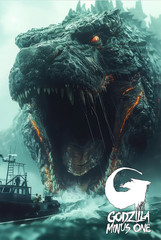 Godzilla Minus One Movie Poster Fan Gift