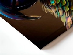 Wall Art Colorful Parrot Close Up Portrait Canvas Print Tropical Bird Decor