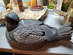 Collectible plastic figure duck 17 cm – see photos for condition