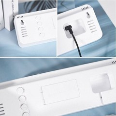 LED Digital Large Display Wall Desk Alarm Clock With Calendar Temperature Date