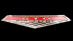 Pontiac GTO 6.5 Badge Stainless Steel Wall Hanging Sign – 35″ x 6″