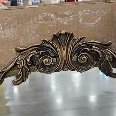 GENERIC ORNATE DECORATIVE MIRROR 25.5W X 39L – BRONZE WOOD