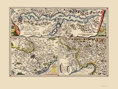 Historic Map – Como Region Italy Upper Adriatic – Ortelius 1609 – Vintage Wall