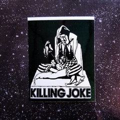 🦇 Killing Joke Jester 4 x 3″ Waterproof Vinyl Goth Sticker [💪 HQ Durability]