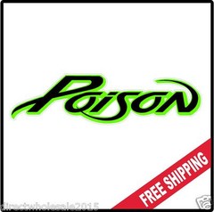 Poison Vinyl Wall logo Decal Sticker Heavy Metal Rock Band Bret 80’s Various
