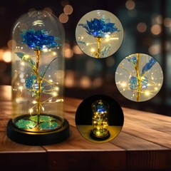 LED Rose Light Glass Gifts for Wife Women Her Valentine Girlfriend Birthday Gift