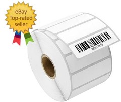 2.25 X 0.75 Inch Direct Thermal Label – Compatible with Rollo Label Printer & Ze