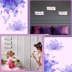 3 Pcs Butterfly Wooden Hanging Wall Art Positive Quotes Butterfly Wall Art Pr…