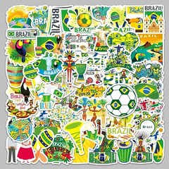 50 Brazil Stickers Brasília Decals Laptop Hydro Yeti Car Wall Free Shipping!