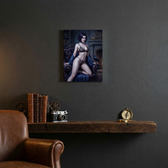 Raven Teen Titans Canvas Print 12×16 – Vintage Retro Pin-Up Wall Art Decor