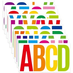 20 Sheets 6 Inch Letter Number Stickers, Self Adhesive Vinyl Capital Alphabet…