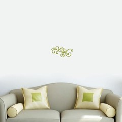 Decorative Scroll Flourish Wall Decal – Wall Accents, Shapes, Vinyl Wall Art