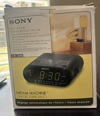 Sony Dream Machine ICF-C218 Automatic Digital Alarm Clock AM FM Radio OPEN BOX