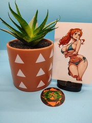 (4.5 Inches) One Piece – Nami (Bikini) – Water-Resistant Vinyl Sticker
