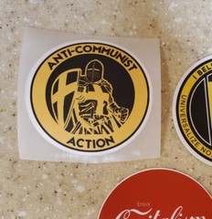 KING ARTHUR ANTI COMMUNIST ACTION sticker Lot of 3