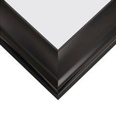 Craig Frames Resilience Wide, 3 Inch Wide Satin Black Picture Frame