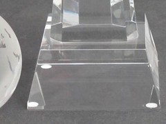 Globe optical GLASS in hand 7.75″ high, Award Gift crystal Gift boxed