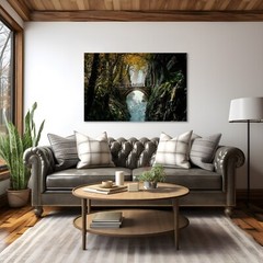 New Rivendell Painting Print Lord of The Rings LOTR Framed Canvas Wall Art Print