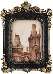 Olden Days 5×7 Picture Photo Frame Gothic Vintage European Design, Antique Style