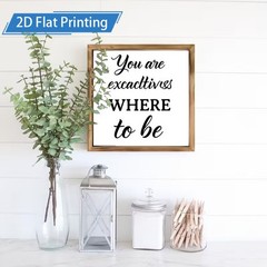 Peace Inspirational Wooden Sign Farmhouse Neutral Tone Housewarming Decor