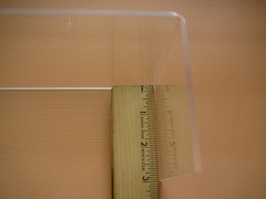 7″ x 4″ x 3″ x 3mm T Clear Acrylic Risers Display Stands (by T’z Tags) Lot of 8