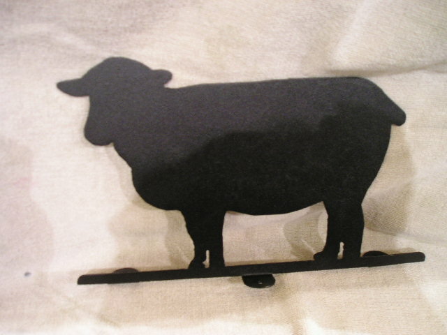 Sheep Mailbox Topper
