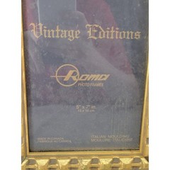 Roma Vintage Editions Gold Ornate Photo Frame 5×7 Italian Moulding Made Canada