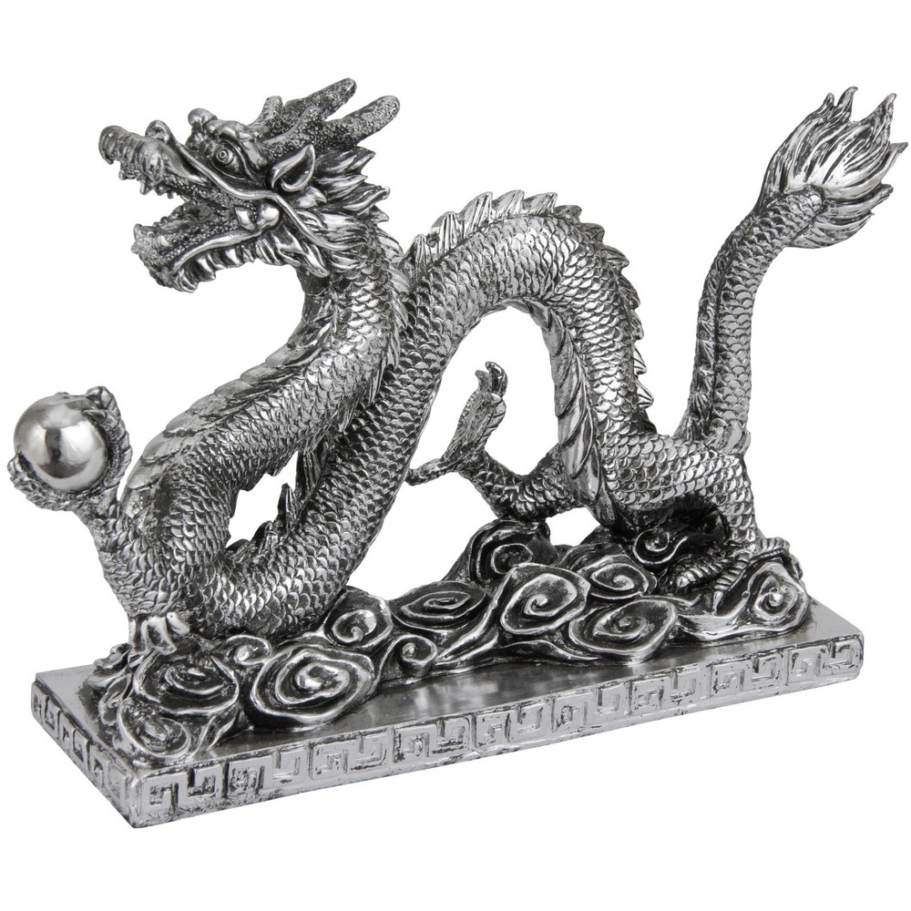 12″ Chinese Dragon Statue
