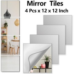 Acrylic Full Length Mirror Shatterproof Body Mirror Easy Installation Home Gym