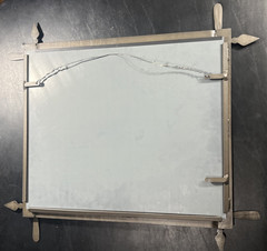 Artisan Hand Forged Rustic Ozark Iron Wall Mirror Decorative Arrow Border Frame