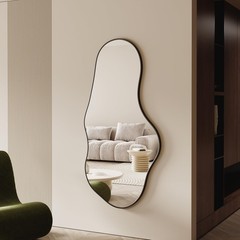 Evoralis Asymmetrical Wall Mirrors -2855 Irregular Decorative Aluminum Alloy