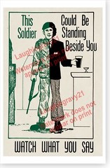 Irish Republican This Soldier Could Be Standing Beside You Circa 1971 Poster