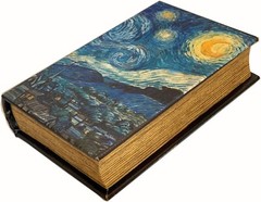 Starry Night by Van Gogh Decorative Book Box Van Gogh Art Jewelry Box Home Decor