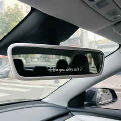 Drive Safe I Love You Vinyl Sticker Decal for Car Mirror Window 3 Pieces Set