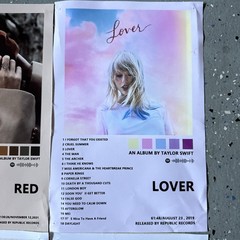 Set of 11 Taylor Swift Album Cover Canvas Prints Posters Decor Wall Art