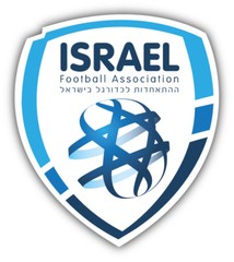 Israel National Team Soccer Football Car Bumper Sticker Decal 4» x 5»