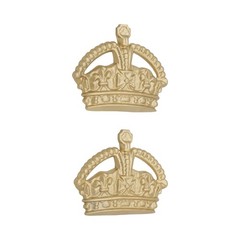 English Phone Booth Emblem Gold or Red Royal Crown Box Set of Two