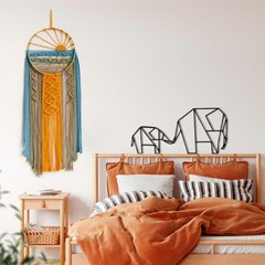 Macrame Wall Hanging Boho Macrame Wall Decor, Sunset Wall Art Dream Catcher H…